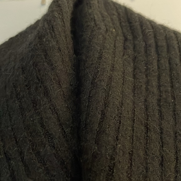 100% Baby Alpaca Cropped Open Cardigan Sweater Small - Picture 2 of 3